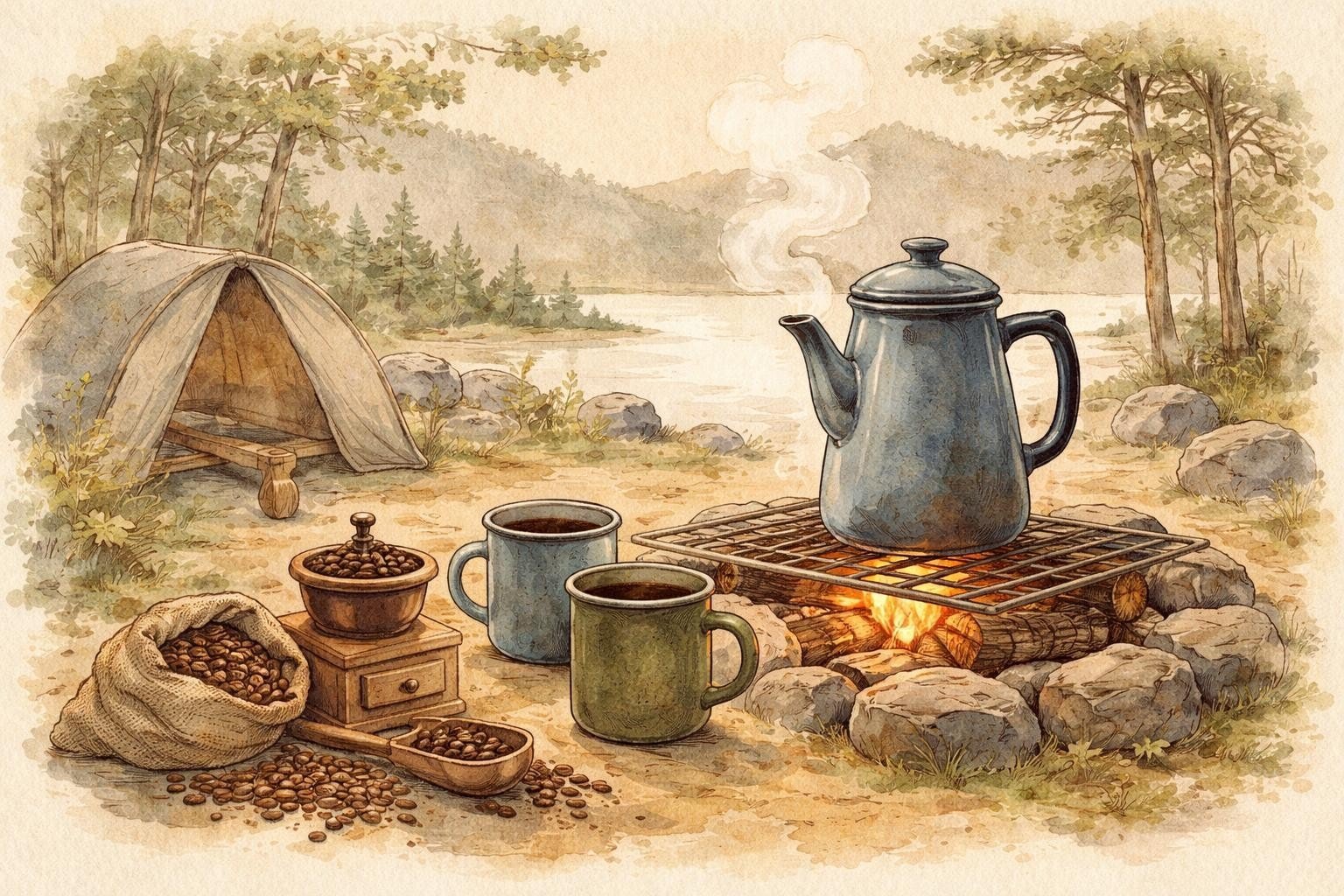 Camping Coffee Pot: The Grove Guide to Wilderness Brews - Pixies Brew