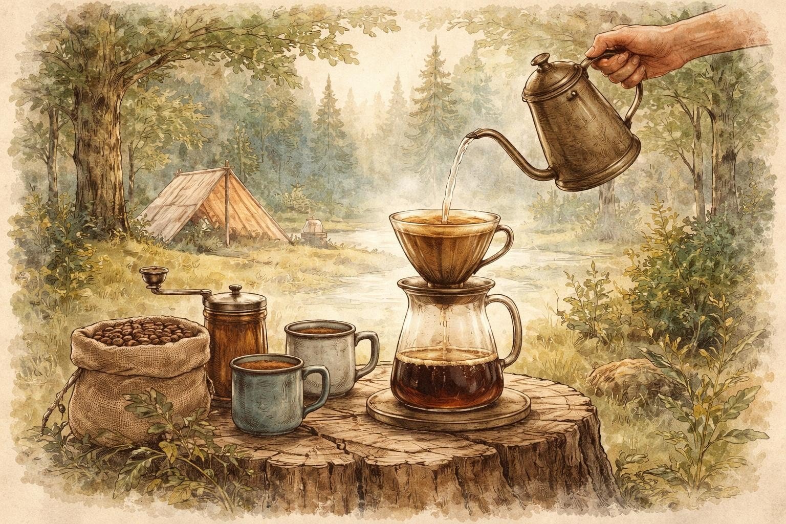 Camping Pour Over Coffee: A Complete Guide - Pixies Brew