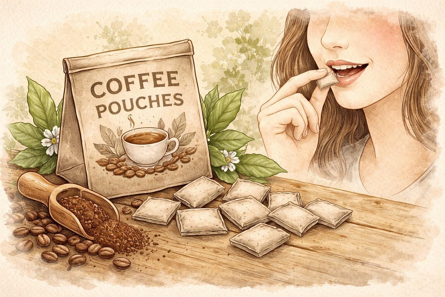 Grinds Coffee Pouches: What They Are & How They Work - Pixies Brew