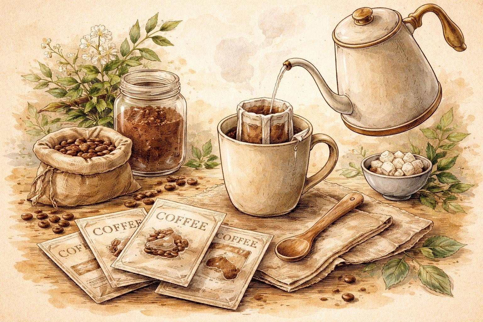 Individual Coffee Packets: The Ritual of Portioned Brews - Pixies Brew