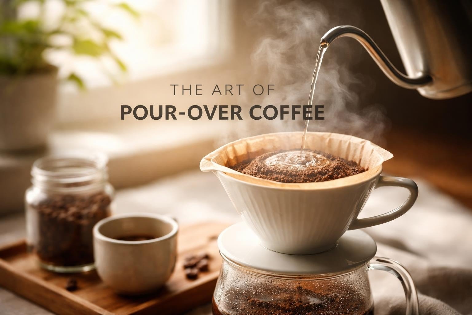 Single Cup Pour Over Coffee Maker: Ritual & Craft - Pixies Brew