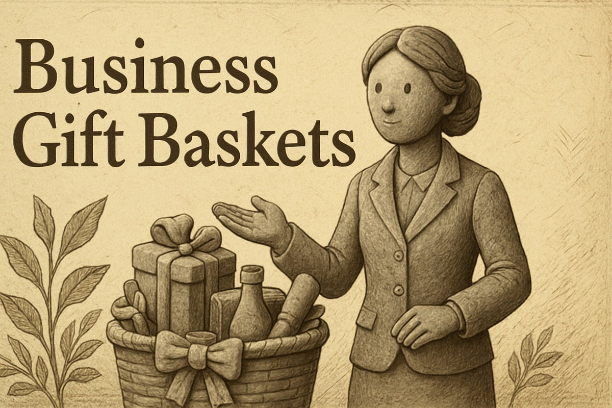 The Essential Guide to Business Gift Baskets in 2026 - Pixies Brew