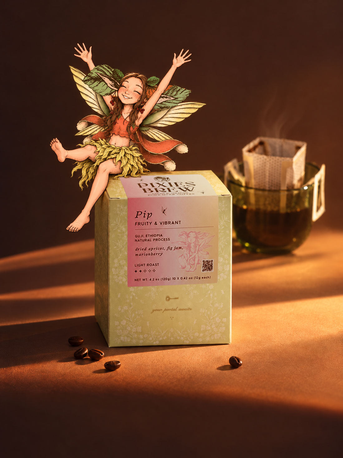 Sonkolle Kallato Ethiopia Natural | Pip's Signature Sachet 10 Pack