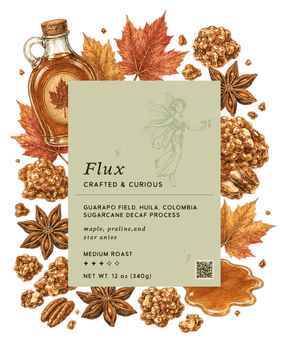 Guarapo Colombia Sugarcane Decaf | Flux's Golden Hour - Pixies Brew