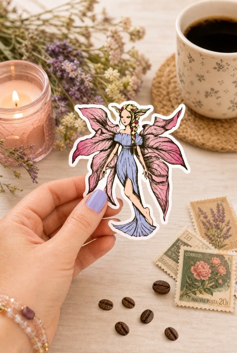 Pixie Cut-Die Stickers - Pixies Brew