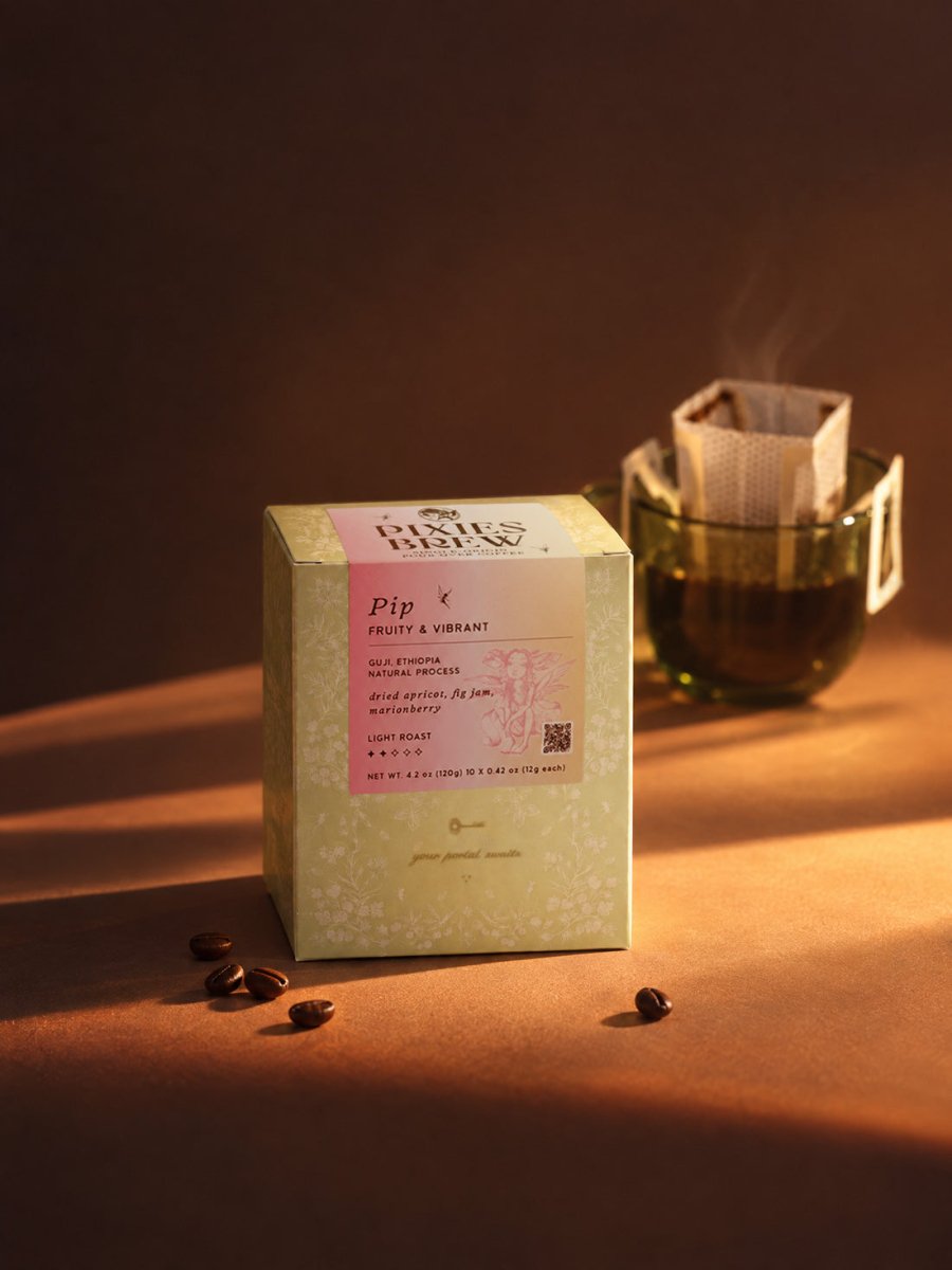 Sonkolle Kallato Ethiopia Natural | Pip's Signature Sachet 10 Pack - Pixies Brew